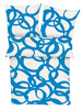Bettwäsche Satin mit RV Kreise Blau